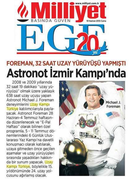 MİLLİYET EGE && Astronot İzmir Kampında