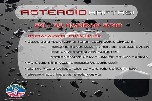 Uzay Kampı Türkiyede Asteroit Haftası