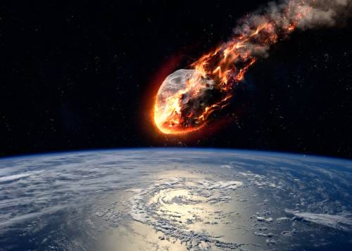 The fire of giant asteroids is happening in the universe - astroeshop